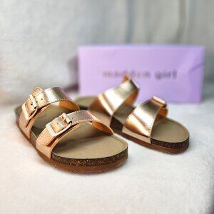 *New Low Price** Madden Girl Brasso Rose Gold Slides